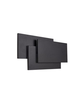 TAHITI XL * APLIQUE GRANDE LED CUADRADOS 36W - NEGRO - 3000K